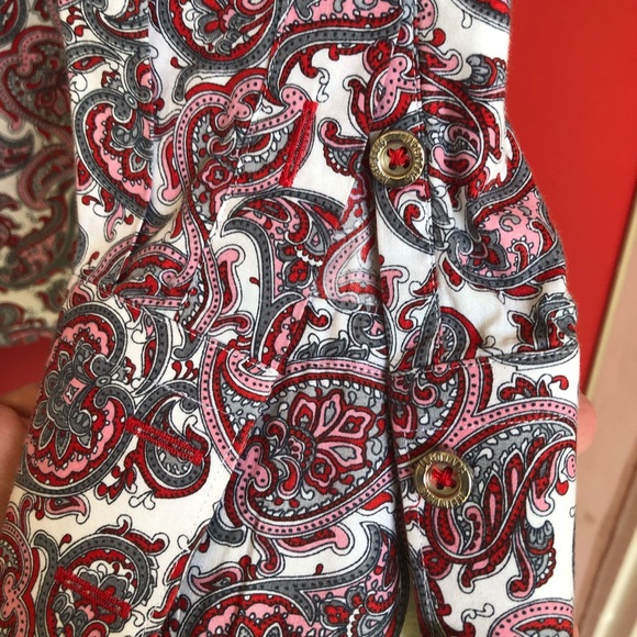Jared Lang Long Sleeve Button Down Paisley Pattern Shirt, in Size Medium - Picture 5 of 5